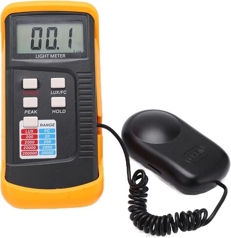 LX1330B Digital Illuminance Light Meter, 0.1~200000 Measurement Range Lux Meter Photometer, Handheld Illuminance Luminometer in Saudi Arabia
