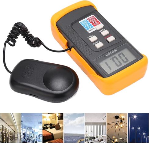 LX1330B Digital Illuminance Light Meter, 0.1~200000 Measurement Range Lux Meter Photometer, Handheld Illuminance Luminometer in Saudi Arabia