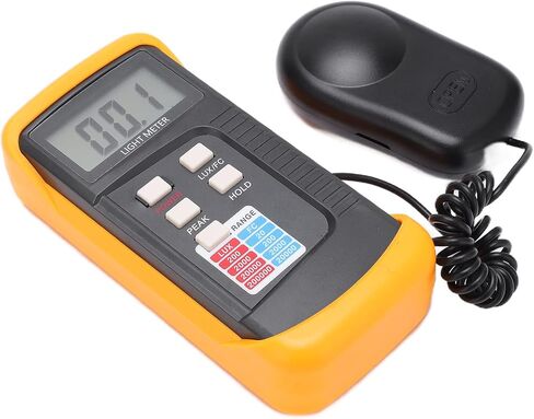 LX1330B Digital Illuminance Light Meter, 0.1~200000 Measurement Range Lux Meter Photometer, Handheld Illuminance Luminometer in Saudi Arabia