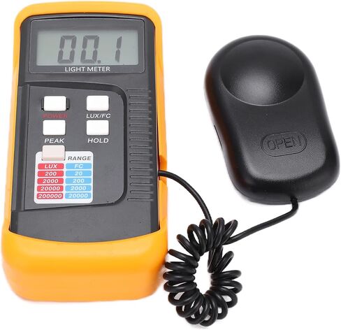 LX1330B Digital Illuminance Light Meter, 0.1~200000 Measurement Range Lux Meter Photometer, Handheld Illuminance Luminometer in Saudi Arabia