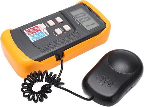 LX1330B Digital Illuminance Light Meter, 0.1~200000 Measurement Range Lux Meter Photometer, Handheld Illuminance Luminometer in Saudi Arabia