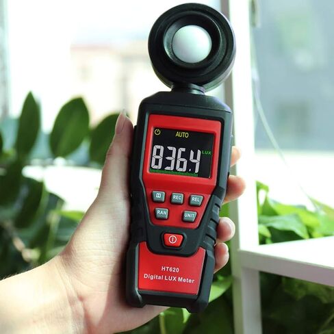 HT620 مقياس الإضاءة الرقمي Luxmeter مع سهولة الاستخدام لقياس الإضاءة الداخلية والخارجية in Saudi Arabia