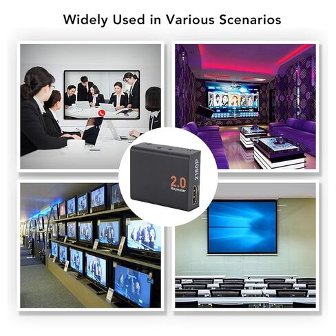 موسع واجهة الوسائط المتعددة عالي الدقة، 4K 60 هرتز HD مكرر إشارة واجهة الوسائط المتعددة 30 متر 18 جيجابت في الثانية، مع غلاف حديدي، لأجهزة 2.0 1.x in Kuwait