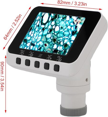 Asixxsix WiFi Electronic Eyepiece Camera, 1080P Video Recording, Telescope Eyepiece Camera with 2.8In Display 650mAh Battery, Wireless Electronic for Astrophotography Bird Watching in Saudi Arabia