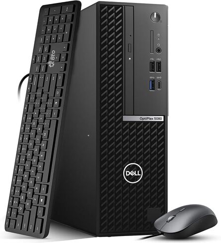 كمبيوتر مكتبي طراز OptiPlex 5080 SFF من Dell - Intel Core i5-10500 الجيل العاشر 3.10 جيجا هرتز - ذاكرة وصول عشوائي DDR4 سعة 16 جيجابايت - محرك أقراص SSD سعة 512 جيجابايت - لوحة مفاتيح وماوس - شبكة WiFi مدمجة - منافذ DisplayPorts - كمبيوتر شخصي للأعمال - W in Kuwait