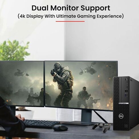 كمبيوتر مكتبي طراز OptiPlex 5080 SFF من Dell - Intel Core i5-10500 الجيل العاشر 3.10 جيجا هرتز - ذاكرة وصول عشوائي DDR4 سعة 16 جيجابايت - محرك أقراص SSD سعة 512 جيجابايت - لوحة مفاتيح وماوس - شبكة WiFi مدمجة - منافذ DisplayPorts - كمبيوتر شخصي للأعمال - W in Kuwait