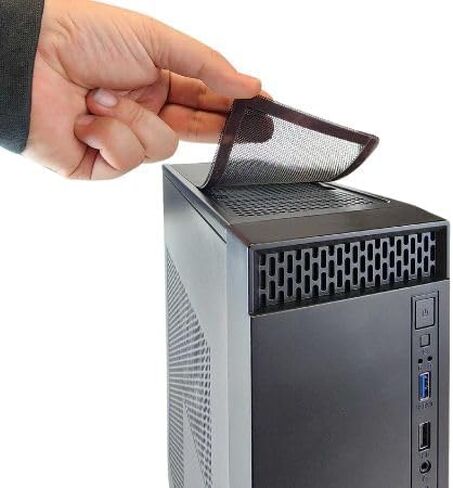 كمبيوتر Envision S13 SFF (3.8-4.6 جيجا هرتز 8-Core Ryzen 7 5700G + Radeon Graphics، ذاكرة وصول عشوائي 32 جيجابايت، 1 تيرابايت NVME، MSI mb، WiFi، Windows 11 Pro، 10 USB، HDMI+DVI، RJ45، KB+M، كمبيوتر مكتبي للأعمال/الألعاب مُصمم مسبقًا in Saudi Arabia