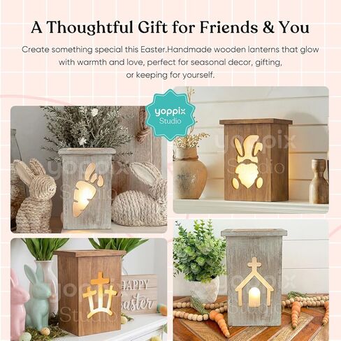 مجموعة قوالب توجيه أكريليك YOPPIX مكونة من 10 قطع - استنسل النجارة مقاس 8 × 5.5 بوصة مع أنماط هدايا شجرة عيد الميلاد، قوالب أكريليك شفافة بسمك 5 مم للحرف اليدوية وديكورات العطلات in Kuwait