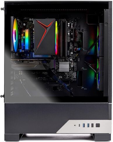 Skytech Gaming Nebula 2 Gaming PC, AMD Ryzen 5 5500 3.6GHz, NVIDIA RTX 5050 8GB, 1TB NVMe SSD, 16GB DDR4 RAM 3200, 650W Gold PSU, Wi-Fi, Win 11, Desktop in Saudi Arabia