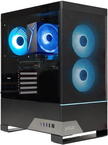 Skytech Gaming Nebula 2 Gaming PC, AMD Ryzen 5 5500 3.6GHz, NVIDIA RTX 5050 8GB, 1TB NVMe SSD, 16GB DDR4 RAM 3200, 650W Gold PSU, Wi-Fi, Win 11, Desktop in Saudi Arabia