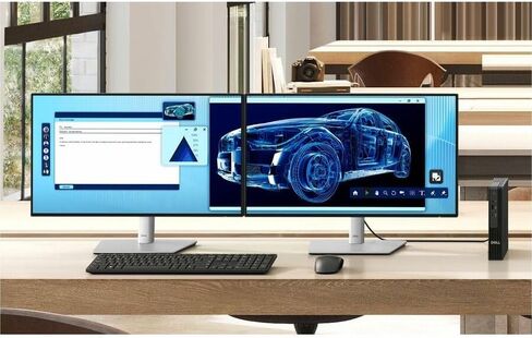 كمبيوتر مكتبي Dell Pro QBM1250 - Intel Core Ultra 7 265 - تقنية vPro - 32 جيجابايت - 1 تيرابايت SSD - كمبيوتر شخصي صغير in Kuwait