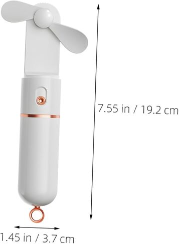 مروحة USB صغيرة محمولة من كوهيلي، قابلة للشحن، بطارية 2000 مللي أمبير في الساعة، مروحة تبريد صغيرة مع تعديل 3 سرعات للسفر في الهواء الطلق والاستخدام الشخصي، أبيض in Kuwait