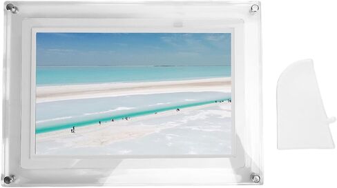 إطار صور رقمي Focket، 10.1 بوصة 1280x800 إطار صور ذكي واي فاي يدور تلقائيًا، صورة إلكترونية مع تطبيق VPHOTO لمشاركة العائلة in Kuwait