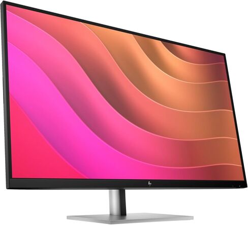 شاشة HP E32k G5 مقاس 32 بوصة 4K USB-C مع وقت استجابة 5 مللي ثانية، مضادة للتوهج، خالية من الوميض، حامل VESA (100 مم)، منفذ عرض، HDMI ومنفذ USB Dockztorm، لون أسود/فضي (6N4D6AA#ABA) in Kuwait
