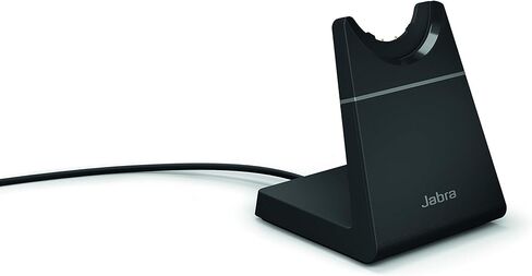 Jabra Evolve2 65 Wireless Headset Certified for MS Teams, Bluetooth Dongle, Compatible with Zoom, Meet, Ideal for Work from Home, Phone Calls, Video Calls, Bundled w/Mobile Wallet, Gold Support in Saudi Arabia