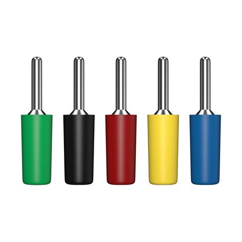 10PCS 2MM Banana Nickel Plated Electrical Terminal Connector Accessories 5 Colors Q.10001(5 Colors x2) in Saudi Arabia
