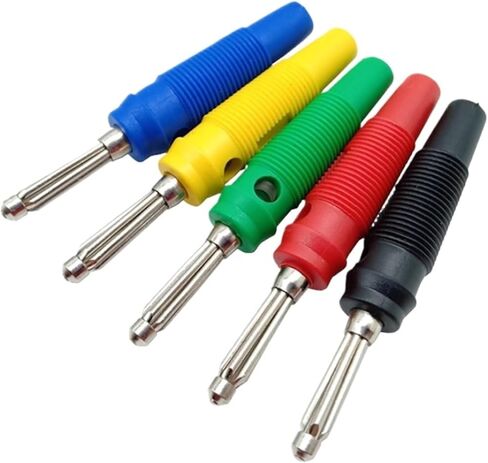 10PCS 4mm Banana (+ Socket Connector) Binding Post Lantern Male Female Pair Terminal Breadboard Socket(Green 10Pcs) in Saudi Arabia