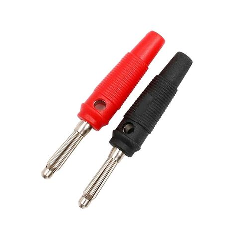 10pcs 4mm Banana High Current Insulated Shrouded Stackable Connector Screw Connection Banana Connectors in Saudi Arabia