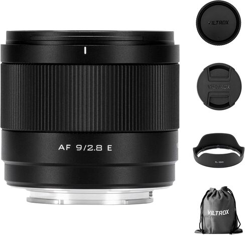 VILTROX AF 9mm F2.8 Air APS-C E-Mount Lens for Sony, 113.8° Ultra-Wide Angle Auto Focus Prime Lens, Compatible with Sony E-Mount Cameras A6700 A6600 A6500 A6400 ZV-E10 A7IV A7III FX30 in Saudi Arabia