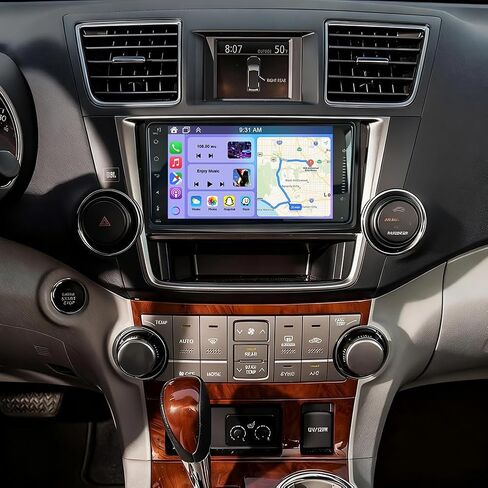 4G+64G Car Stereo for Toyota Highlander 2008-2013 with Wireless CarPlay and Android Auto, 7" Touch Screen Android 14 Double Din Car Radio Head Unit with GPS Bluetooth WiFi FM RDS SWC BT Backup Camera in Saudi Arabia