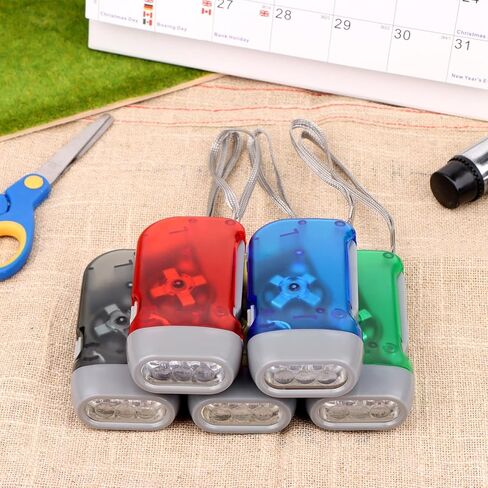 Droutti 60 جهاز كمبيوتر شخصى مصباح يدوي كرنك اليد Handpress Flashlights 3 LED قوية أداة السلامة في حالات الطوارئ دليل بالطاقة ضوء لا بطارية المطلوبة الشعلة للتخييم المشي لمسافات طويلة الرياضة في الهواء الطلق in Saudi Arabia