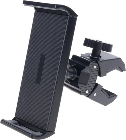 Adjustable Phone Tablets Clamp Mount with Secure Grips for 4.5-11inch Devices On Bikes Gym Equipment in Saudi Arabia