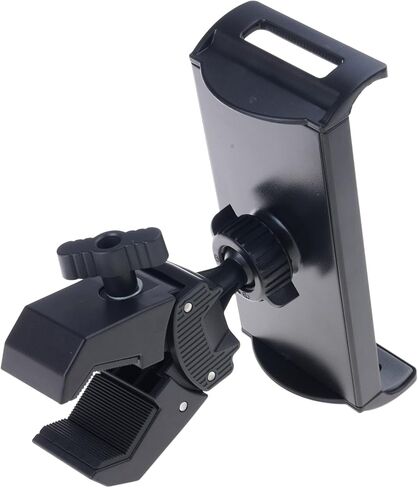 Adjustable Phone Tablets Clamp Mount with Secure Grips for 4.5-11inch Devices On Bikes Gym Equipment in Saudi Arabia