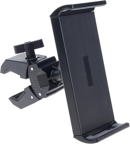 Adjustable Phone Tablets Clamp Mount with Secure Grips for 4.5-11inch Devices On Bikes Gym Equipment in Saudi Arabia