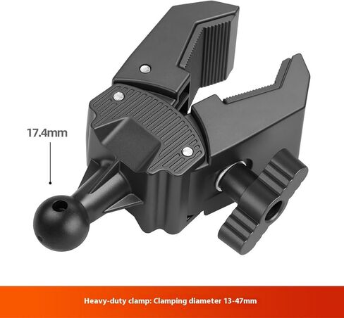 Adjustable Phone Tablets Clamp Mount with Secure Grips for 4.5-11inch Devices On Bikes Gym Equipment in Saudi Arabia