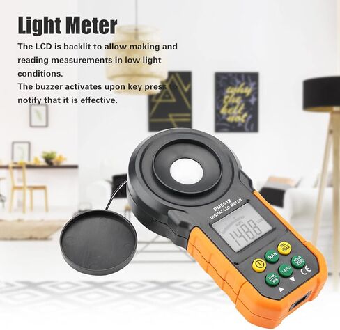 PM6612 PM6612L مقياس الضوء الرقمي العالي Luxmeter لظروف الإضاءة المختلفة (PM6612) in Kuwait