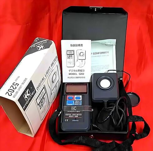 اليابان جودة كيوريتسو لوكس متر KEW 5202 مقياس الإضاءة الرقمي 0 ~ 20000 لوكس LCD جيب ضوء متر لوكس/FC قياس اختبار الاستشعار مقياس الضوء Luxmeter مقياس الضوء الرقمي in Saudi Arabia