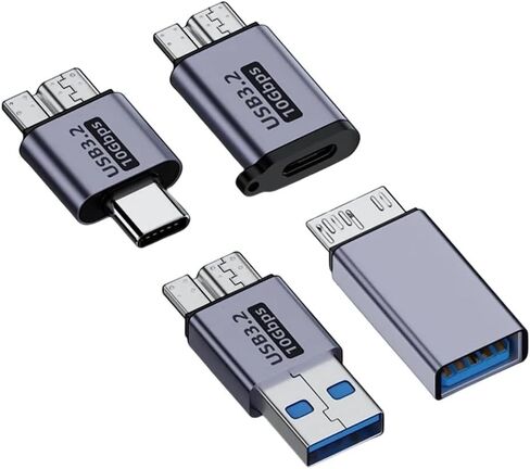 محول Micro B إلى USpB C من النوع C أنثى USpB-A أنثى ذكر لمحرك الأقراص الصلبة SSD الخارجي محول نقل البيانات قابس شحن جديد 2026 عالي لمكونات إلكترونية موثوقة in Kuwait