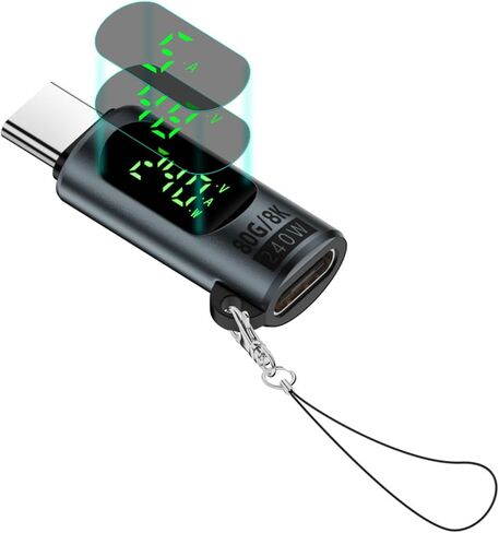 Portable USB C Adapter Type C Male to Female Connectors for Highly Power Devices with 240W Charging Supports Adapter Adapter in Saudi Arabia