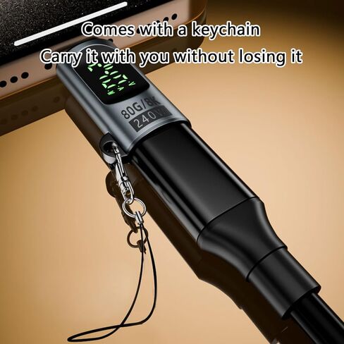 Portable USB C Adapter Type C Male to Female Connectors for Highly Power Devices with 240W Charging Supports Adapter Adapter in Saudi Arabia