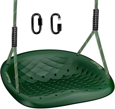 Heavy Duty Swing Seat, 550LBS Capacity Outdoor Swing Seat for Adults & Kids，Black in Saudi Arabia