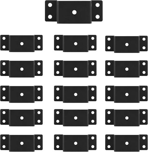 8 PCS Trailer Stake Pockets ، مناسبة لـ 2 '' × 4 '' Wood Bracing Pracing ، و Metal Trailer Rail Brackets مثالية للتثبيت على المقطورات المسطحة ، ومقطورات الصناديق ، والشاحنات in Kuwait