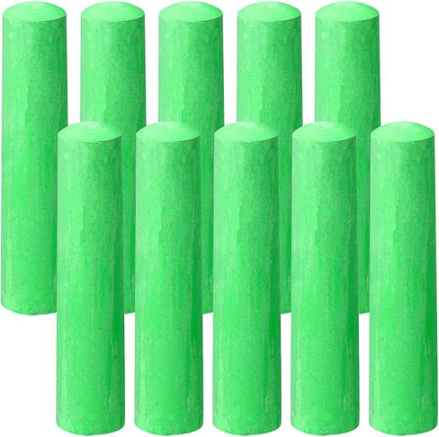 10 Pcs Sidewalk Chalks for Kids Non Toxic Jumbo Chalk for Party Gift Outdoor Art Classroom Play Painting (Black and White) in Saudi Arabia
