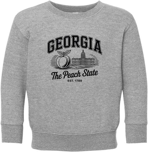 Peach State Georgia Kids Sweatshirt Toddler in Saudi Arabia
