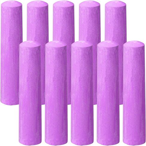 10 Pcs Sidewalk Chalks for Kids Non Toxic Jumbo Chalk for Party Gift Outdoor Art Classroom Play Painting (Black and White) in Saudi Arabia