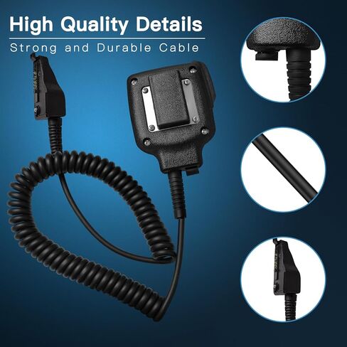 10 عبوات من ميكروفون KMC-25 شديد التحمل محمول باليد KMC-41 مع مقبس 3.5 مم لـ Kenwood NX-200 NX-210 NX-410 NX-411 NX-300 NX-3200 NX-3300 NX-5300 NX-5400 TK-3100 TK-3180 in Kuwait