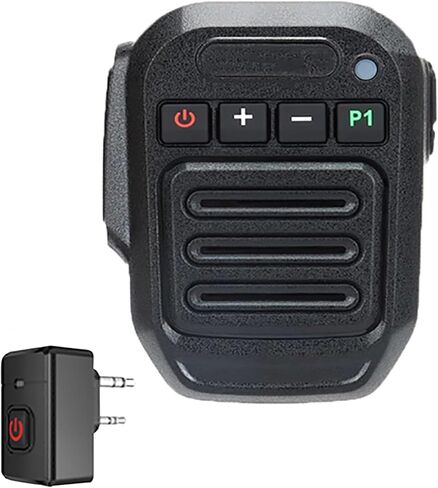 Walkie Talkie HB980 Wireless Bluetooth Handheld Speaker Mic 2 pin Speaker Microphone Compatible with UV-5R BF-F8HP UV-K5 K5Plus UV-5RM Two Way Radio Accessories in Saudi Arabia