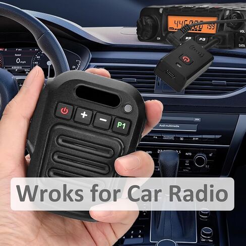 Walkie Talkie HB980 Wireless Bluetooth Handheld Speaker Mic 2 pin Speaker Microphone Compatible with UV-5R BF-F8HP UV-K5 K5Plus UV-5RM Two Way Radio Accessories in Saudi Arabia