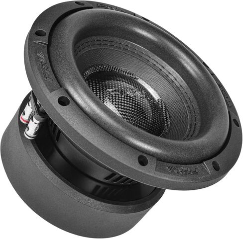 PRV AUDIO 8 بوصة Sub D4 1000 واط أقصى طاقة مزدوجة 4 أوم، 14.5 مم Xmax، RS8-SUBD4، ملف صوتي 2.4 بوصة، مضخم صوت للسيارة 8 بوصات نغمات منخفضة عميقة للسيارة، أنظمة صوت شاحنات صغيرة (مفرد) in Saudi Arabia