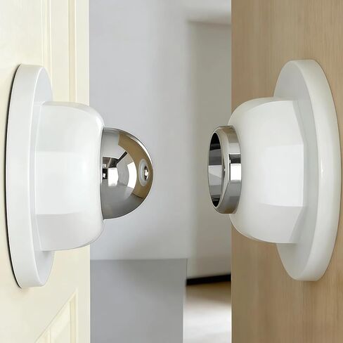 1pcs Soft Magnetic Door Stop Easy Installation, Adhesive Mounting No Drilling Suitable for Home & Office in Saudi Arabia