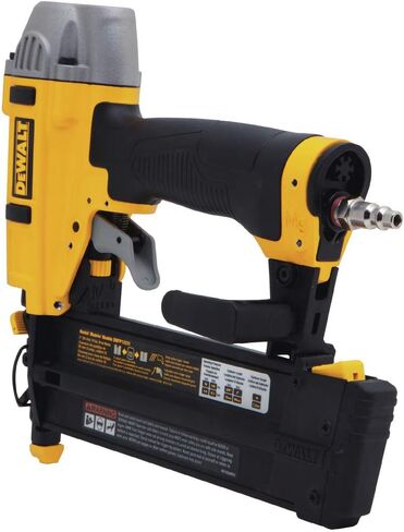 DEWALT Brad Nailer، يقوم بتشغيل مسامير نهائية 18GA مقاس 5/8 بوصة إلى 2 بوصة، إصدار انحشار بدون أدوات (DWFP12231) in Kuwait