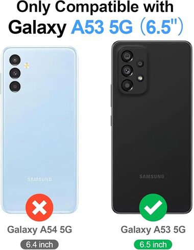 متوافق مع حافظة محفظة Samsung Galaxy A53 5G مع حامل بطاقة، للنساء والرجال RFID من جلد البولي يوريثان القابل للطي وغطاء واقٍ من مادة TPU وفتحات بطاقة الائتمان، حافظة هاتف لهاتف Galaxy A53، بني فاتح in Saudi Arabia