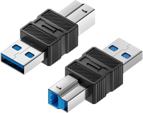 USB3.0 B Male to a Male/Female Adapter to Type C Converter for Rapid Data Transfer Between Devices Extended Compatibility Adapter in Saudi Arabia