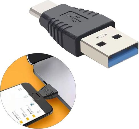 محولات USB3.0 إلى USB C محول موصلات ذكر لنقل البيانات بسرعة تصل إلى 5 جيجابت في الثانية لمحول نقل البيانات السريع لمنفذ النوع C in Kuwait
