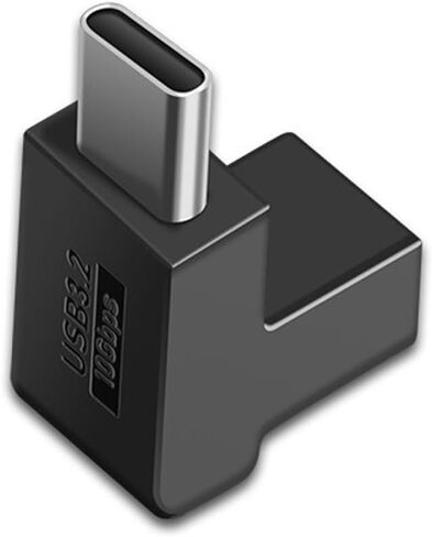 موصلات سبيكة USB C ذكر إلى أنثى بزاوية 90 درجة لأجهزة الكمبيوتر المحمول والهواتف الذكية ونقل البيانات ومحول USB C in Saudi Arabia