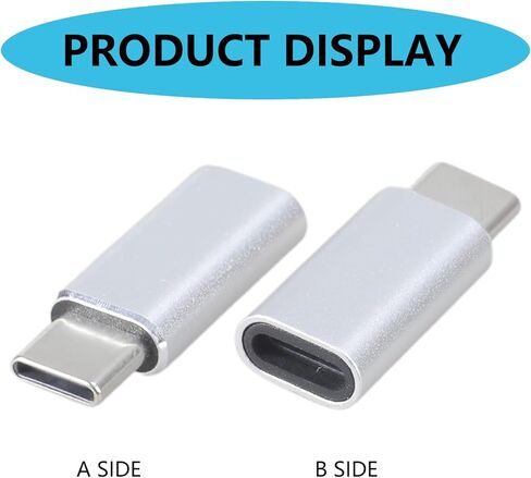 محول 8Pin إلى USB C للهاتف 15/16 S24 مع موصلات شحن محمولة للشحن السريع ومزامنة البيانات بقدرة 27 وات in Saudi Arabia